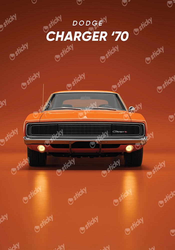 Πινακας σε καμβά CHARGER 70'S