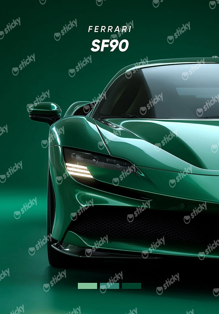 Πινακας σε καμβά FERRARI SF90