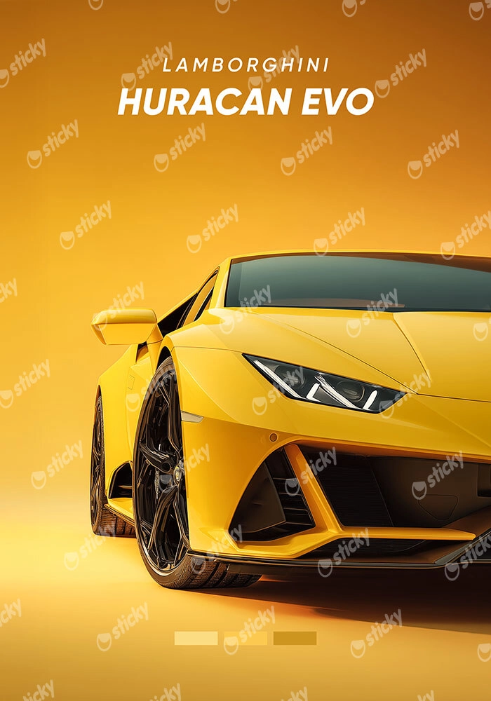 Πινακας σε καμβά LAMBORGHINI HURACAN EVO