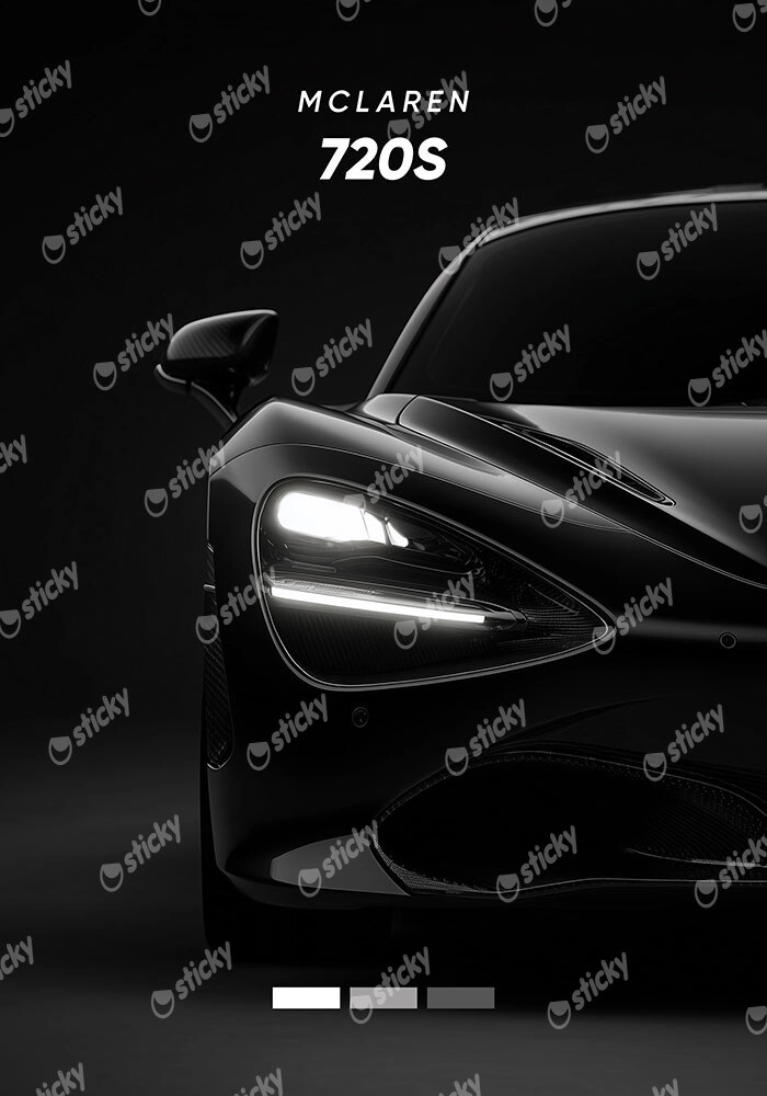 Πινακας σε καμβά MCLAREN 720S