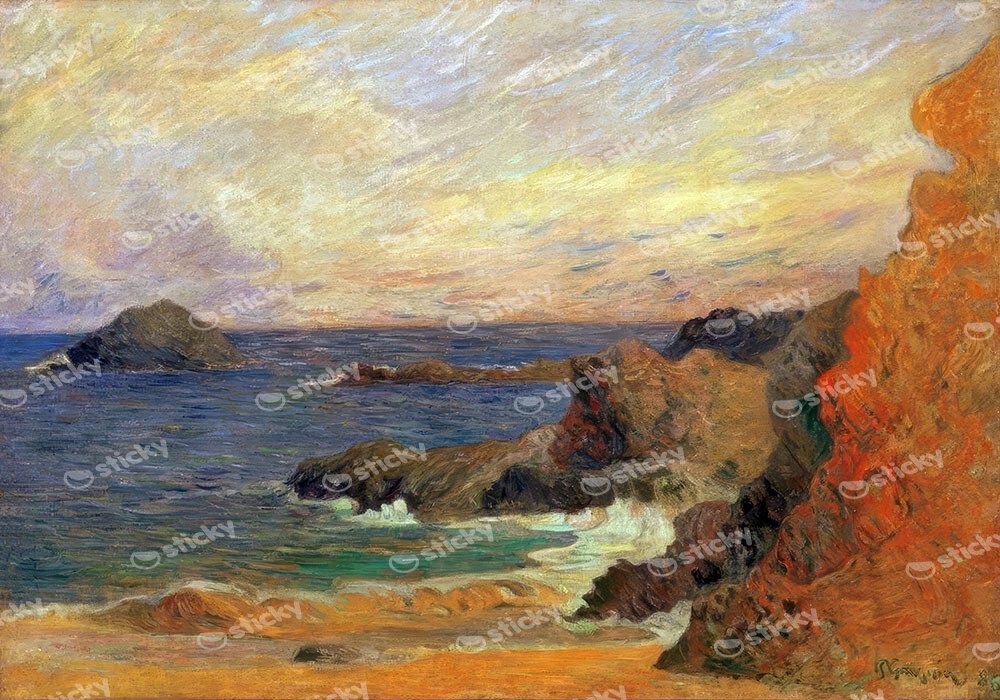 Πινακας σε καμβά PAUL GAUGUIN - ROCKY COAST