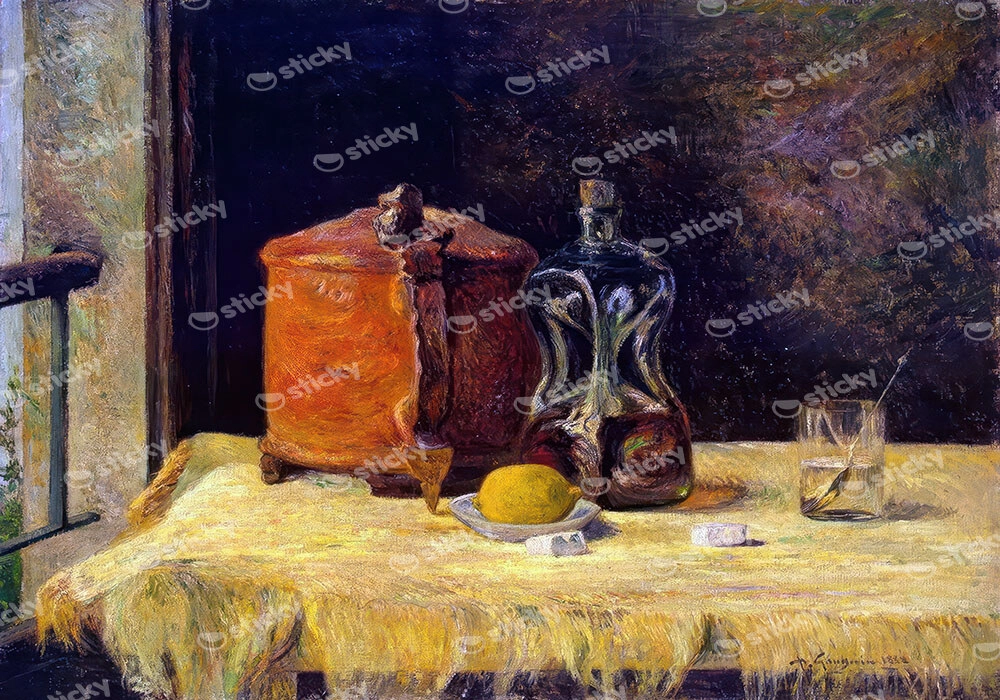 Πινακας σε καμβά PAUL GAUGUIN - AT THE WINDOW 1882