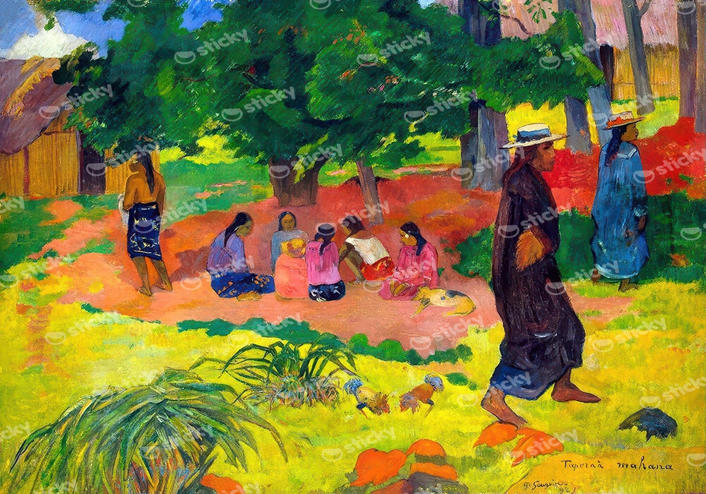 Πινακας σε καμβά PAUL GAUGUIN - TAPERAA MAHANA