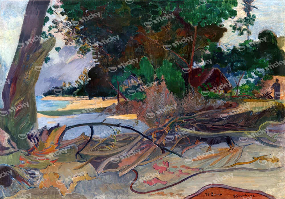 Πινακας σε καμβά PAUL GAUGUIN - THE HIBISCUS TREE