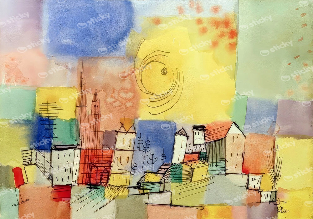 Πινακας σε καμβά PAUL KLEE - GERMAN CITY BR