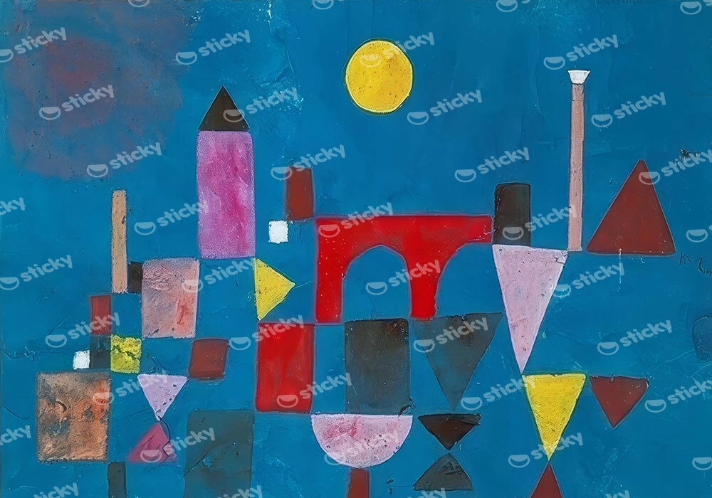 Πινακας σε καμβά PAUL KLEE - RED BRIDGE