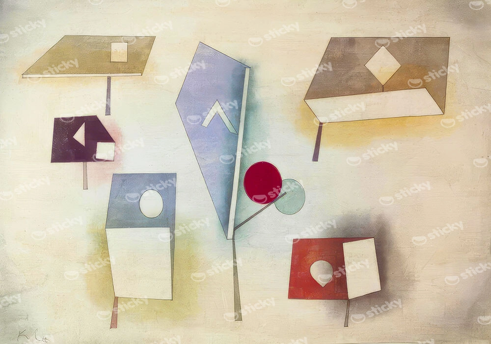 Πινακας σε καμβά PAUL KLEE - SIX SPECIES