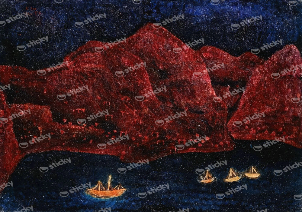 Πινακας σε καμβά PAUL KLEE - SOUTHERN COASTAL EVENING