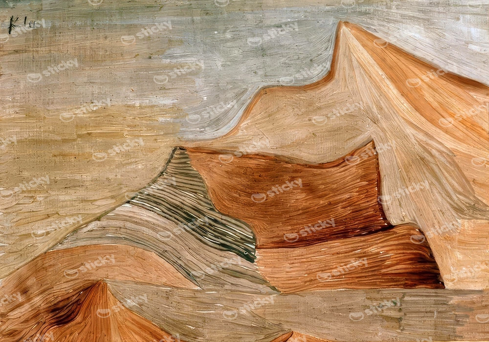 Πινακας σε καμβά PAUL KLEE - TERRAIN IN THE SOUTH