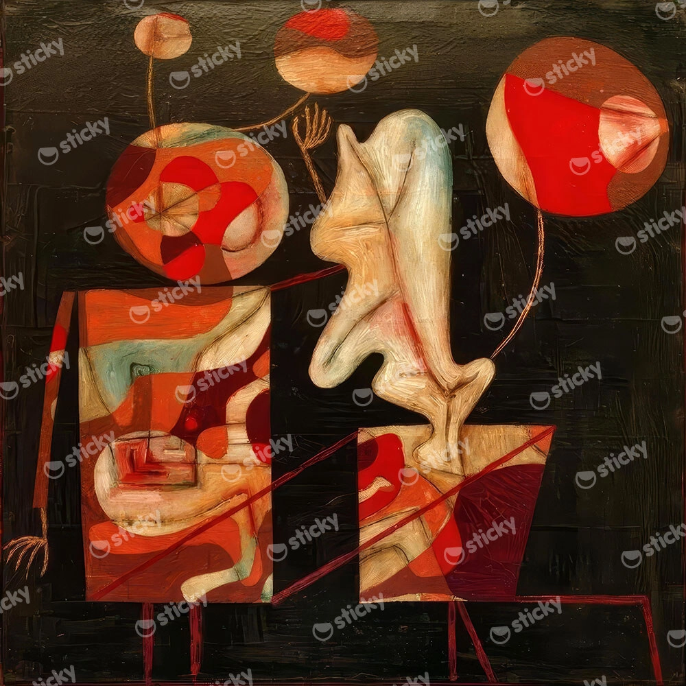 Πίνακας σε καμβά PAUL KLEE - MARIONETTES