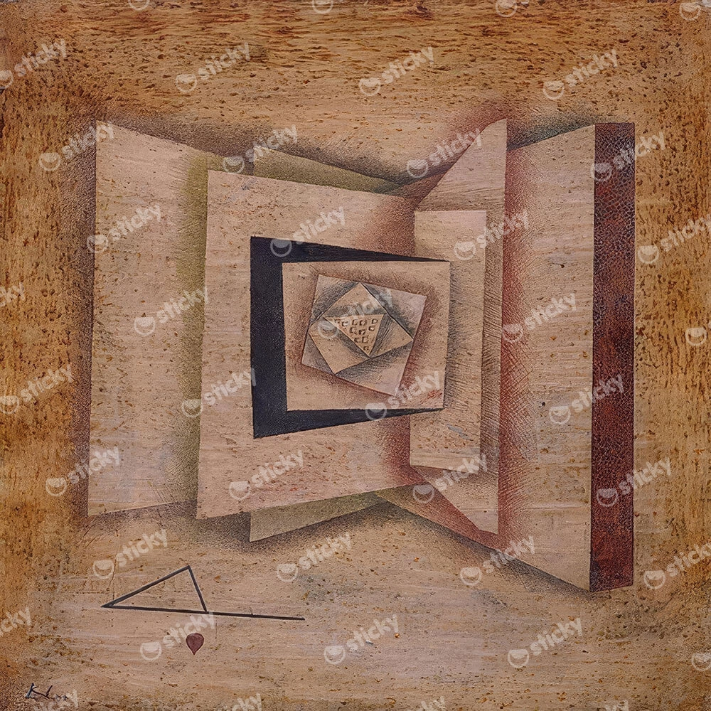 Πίνακας σε καμβά PAUL KLEE - OPEN BOOK