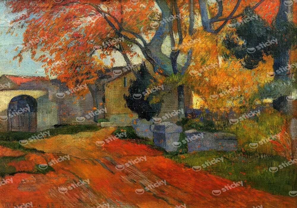 Πινακας σε καμβά PAUL GAUGUIN - LANE AT ALYSCAMPS