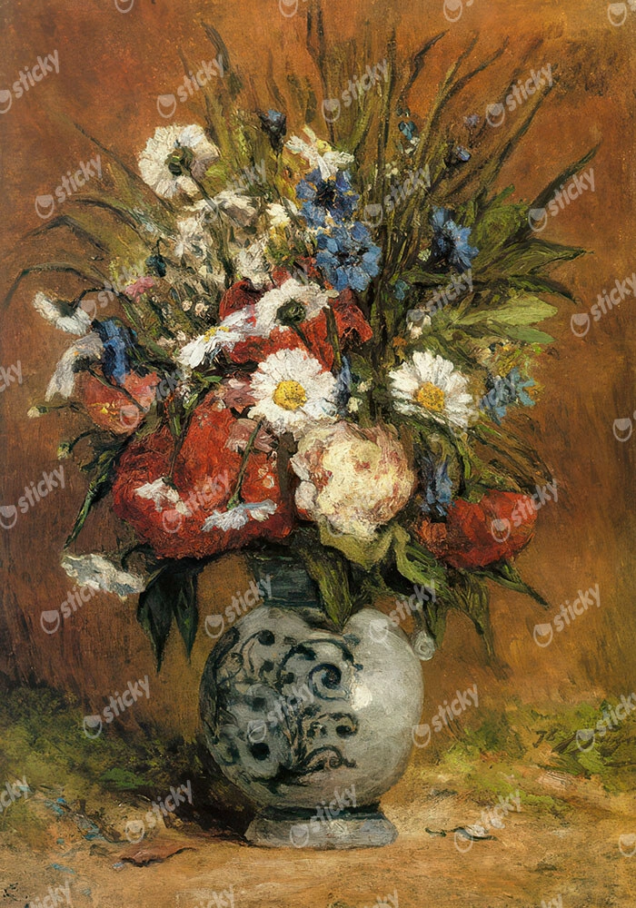 Πινακας σε καμβά PAUL GAUGUIN - DAISIES AND PEONIES