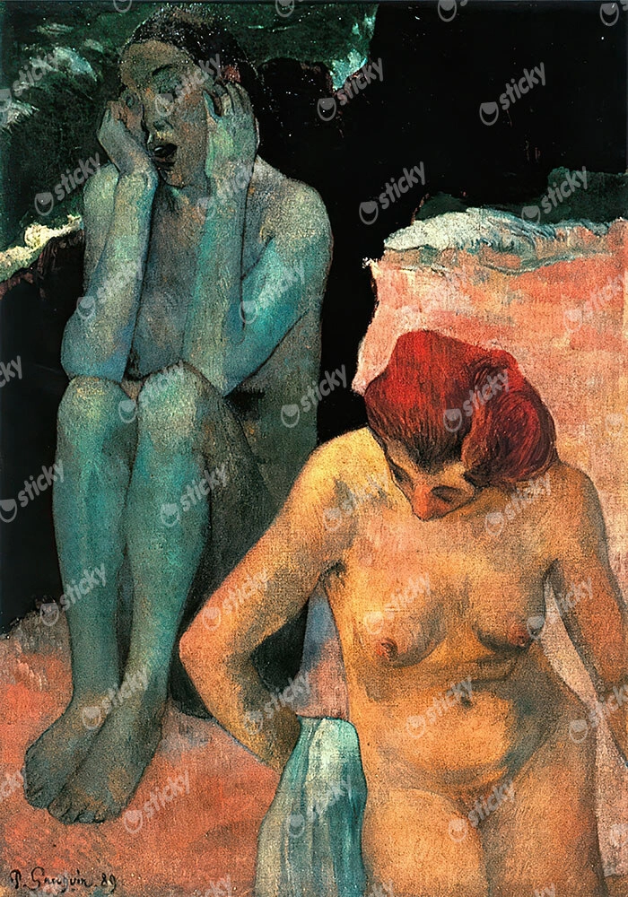 Πινακας σε καμβά PAUL GAUGUIN - LIFE AND DEATH