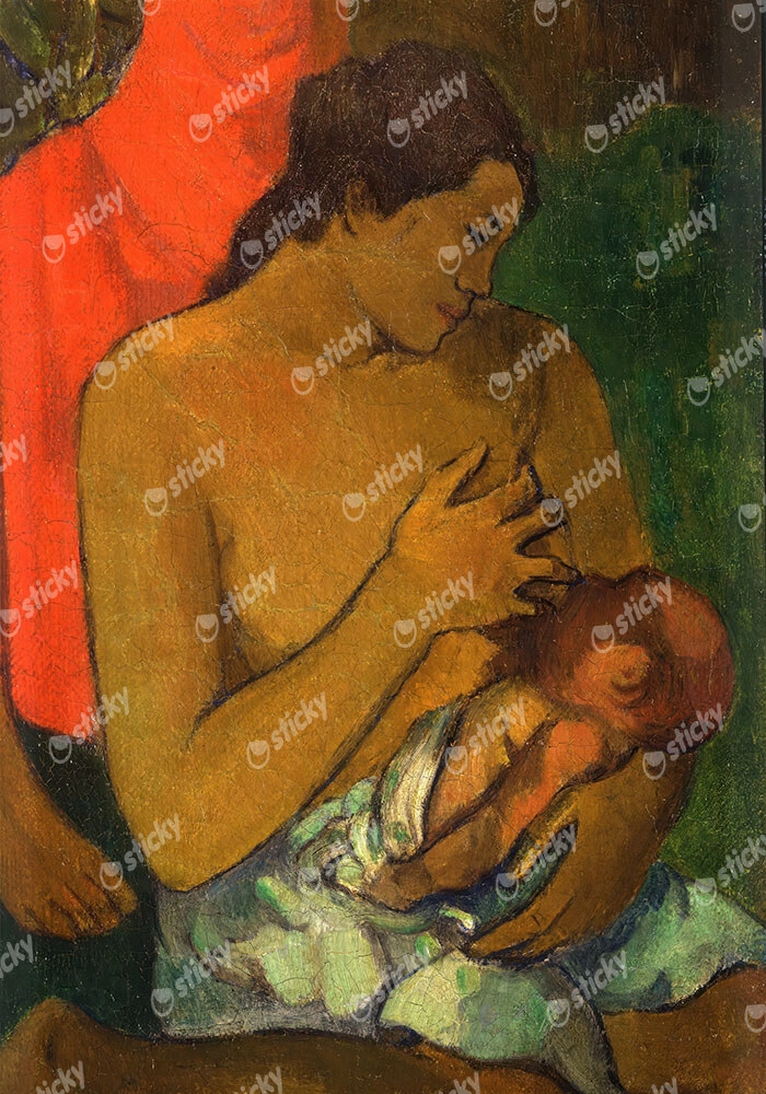 Πινακας σε καμβά PAUL GAUGUIN - MOTHERHOOD