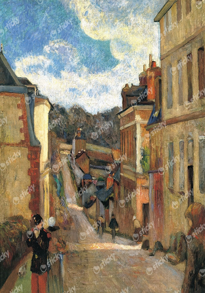 Πινακας σε καμβά PAUL GAUGUIN - RUE JOUVENET IN ROUEN