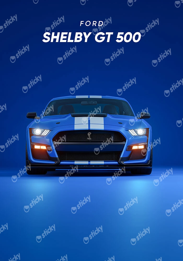 Πινακας σε καμβά SHELBY GT 500