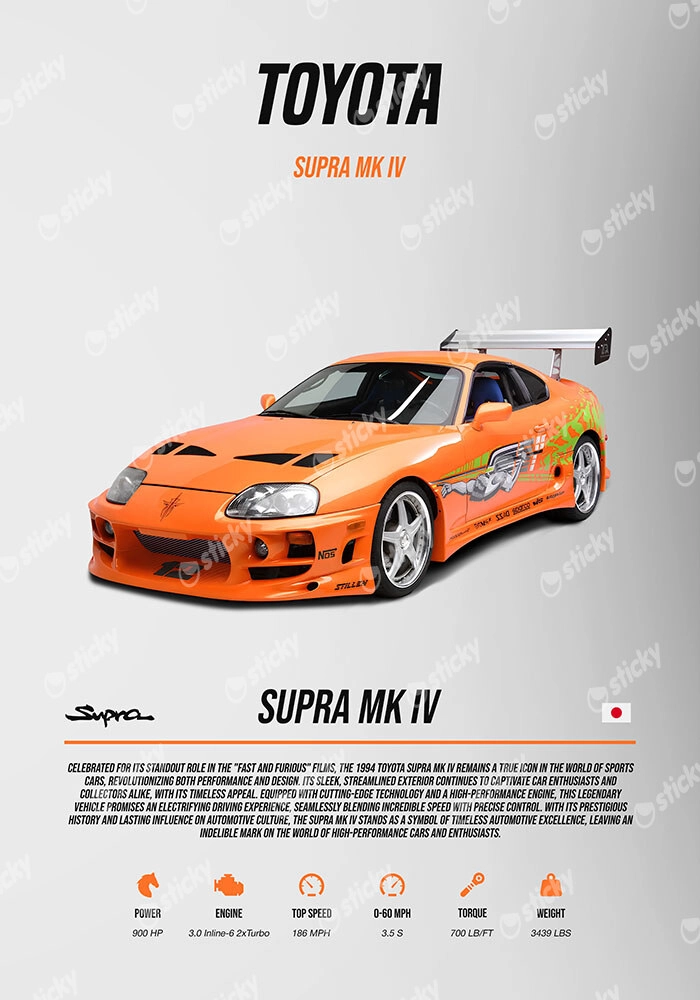 Πινακας σε καμβά SUPRA MK IV