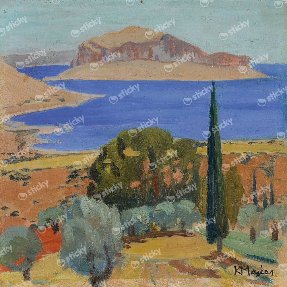Πίνακας σε καμβά ΚΩΝΣΤΑΝΤΙΝΟΣ ΜΑΛΕΑΣ - ΜΟΝΕΜΒΑΣΙΑ 2