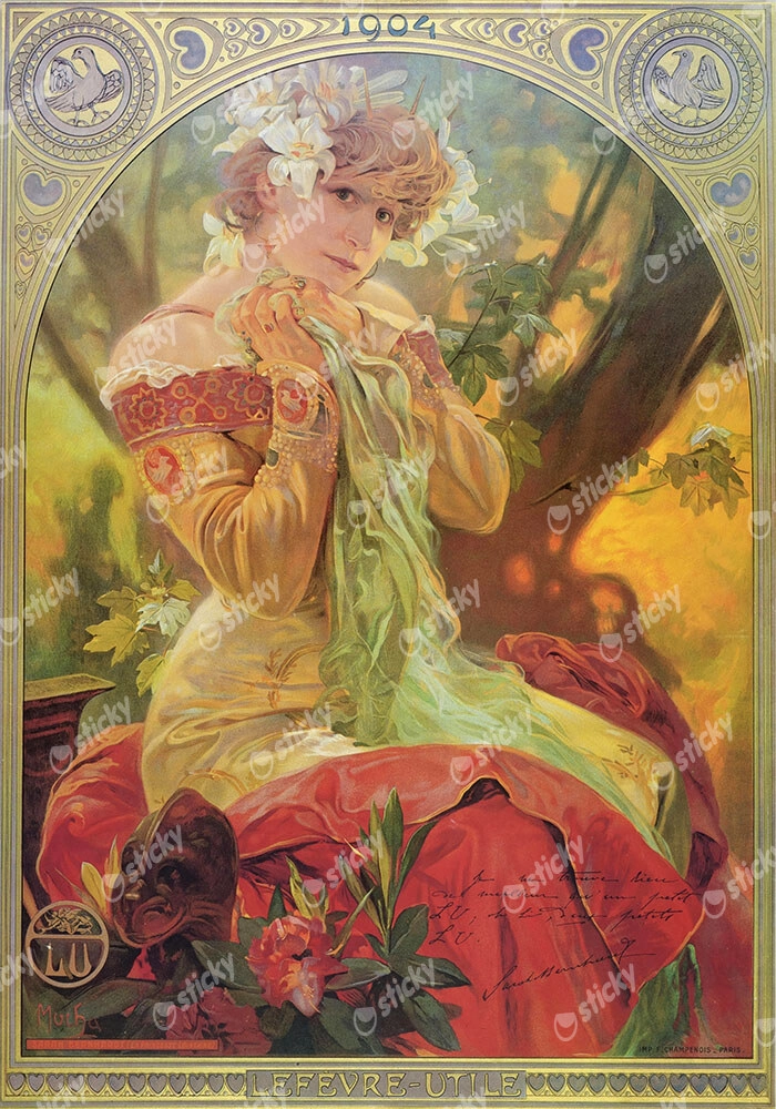 Πινακας σε καμβά ALPHONSE MUCHA - SARAH BERNHARDT