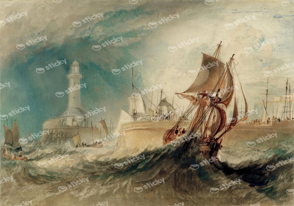 Πινακας σε καμβά JOSEPH MALLORD WILLIAM TURNER - RAMSGATE