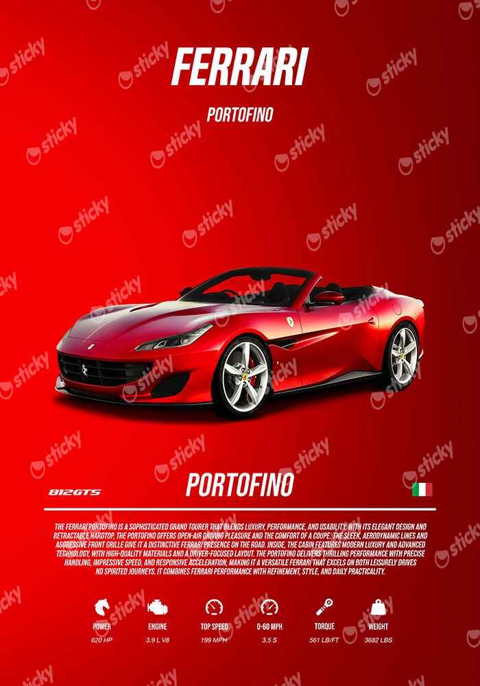 Πόστερ FERRARI PORTOFINO IMPERIAL
