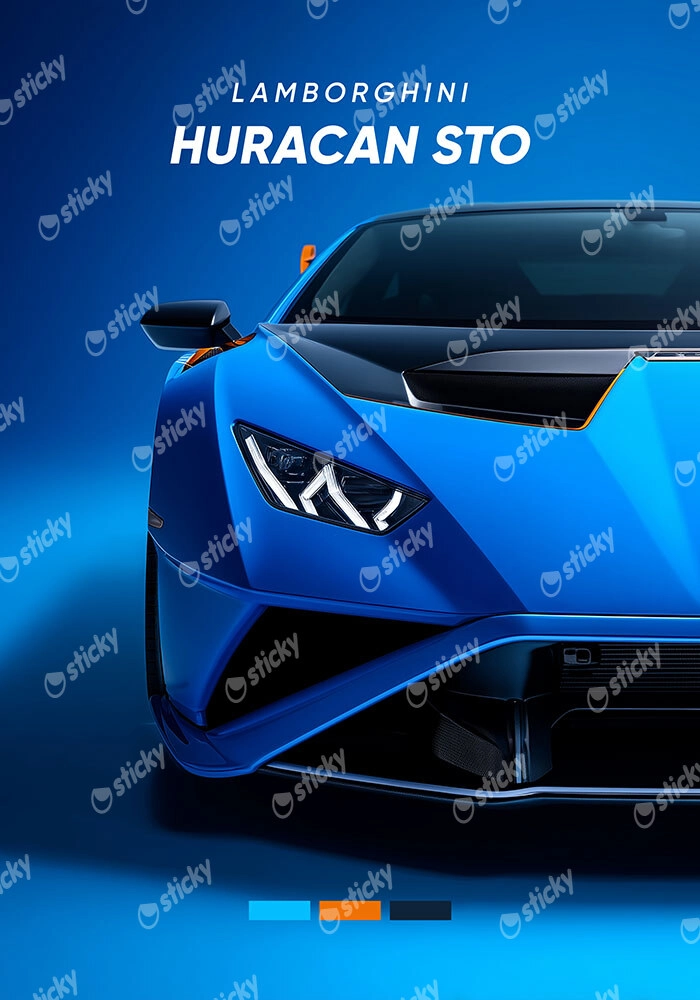 Πόστερ LAMBORGHINI HURACAN STO