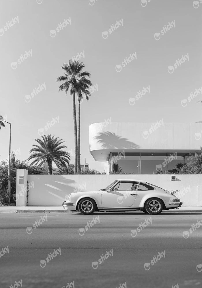 Πόστερ LOS ANGELES PORSCHE