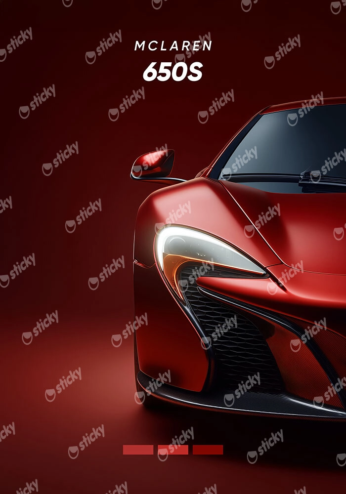 Πόστερ MCLAREN 650S