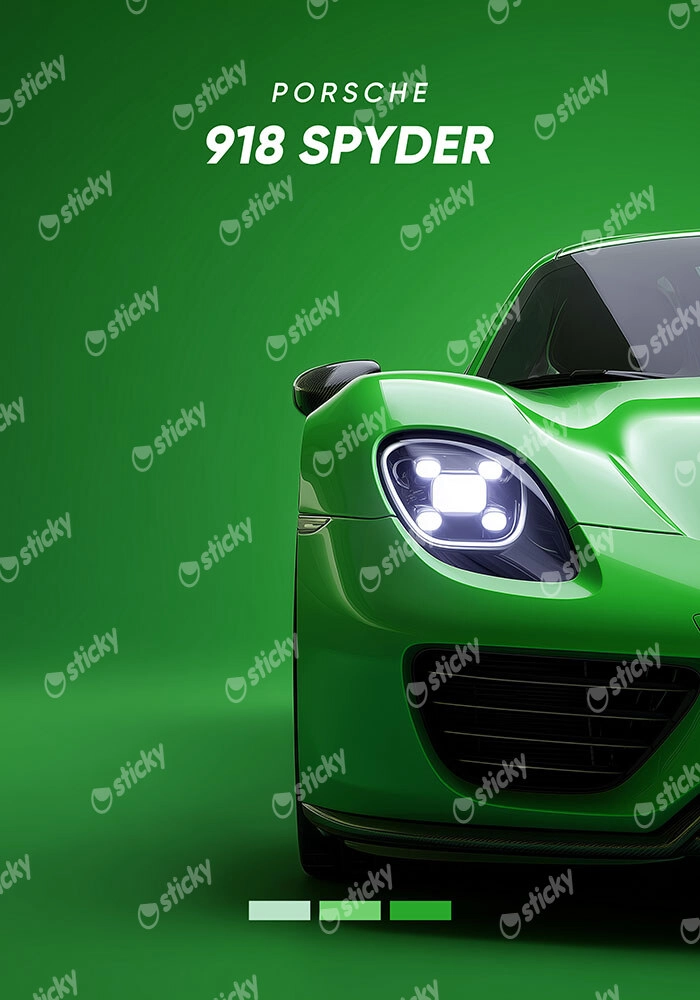 Πόστερ PORSCHE 918 SPYDER