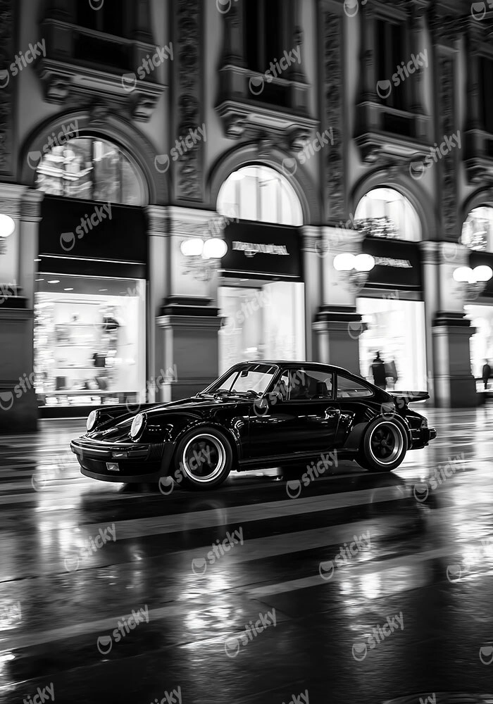 Πόστερ PORSCHE IN MILAN