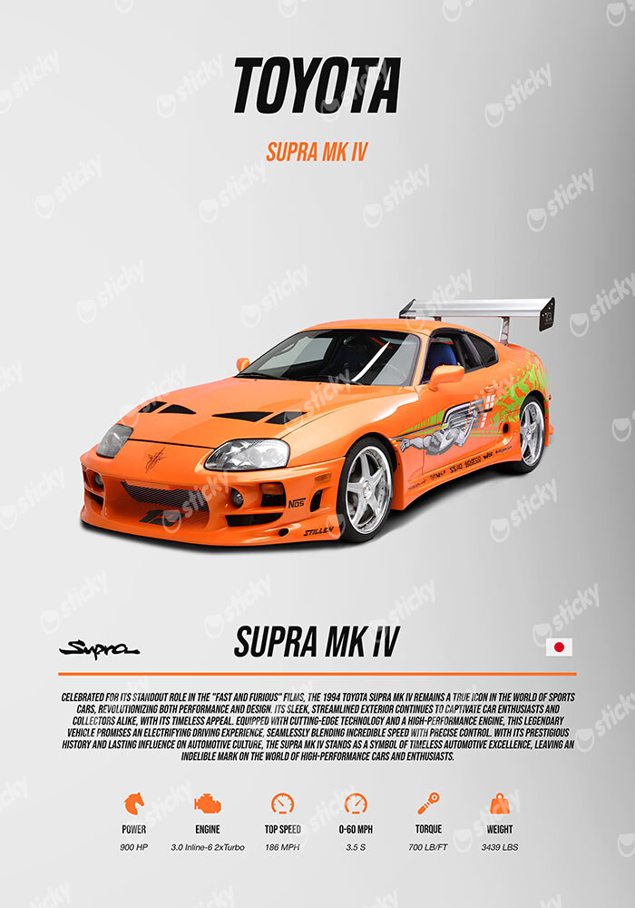 Πόστερ SUPRA MK IV