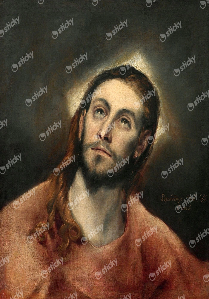 Πινακας σε καμβά EL GRECO - CHRIST IN PRAYER