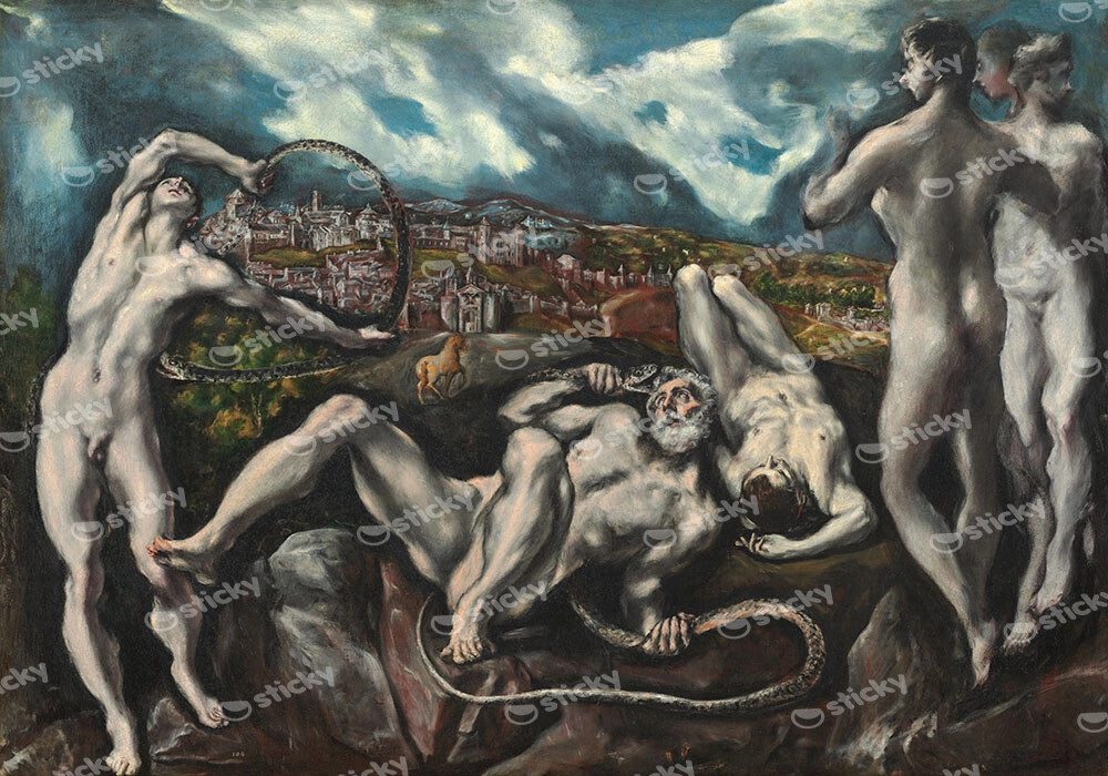Πινακας σε καμβά EL GRECO - LAOCOÖN AND HIS SONS