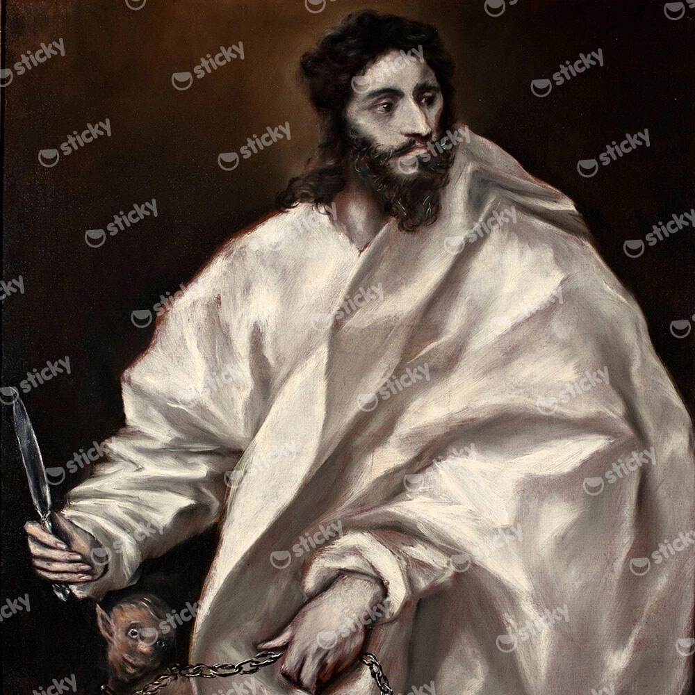 Πίνακας σε καμβά EL GRECO - SAINT BARTHOLOMEW