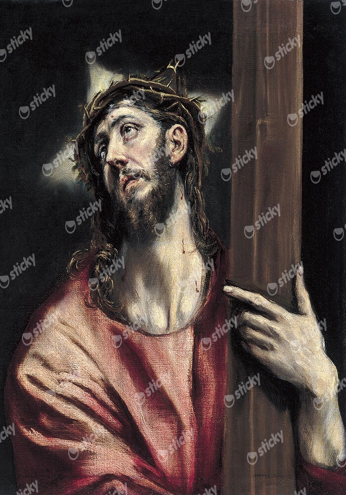 Πινακας σε καμβά EL GRECO - CHRIST WITH THE CROSS