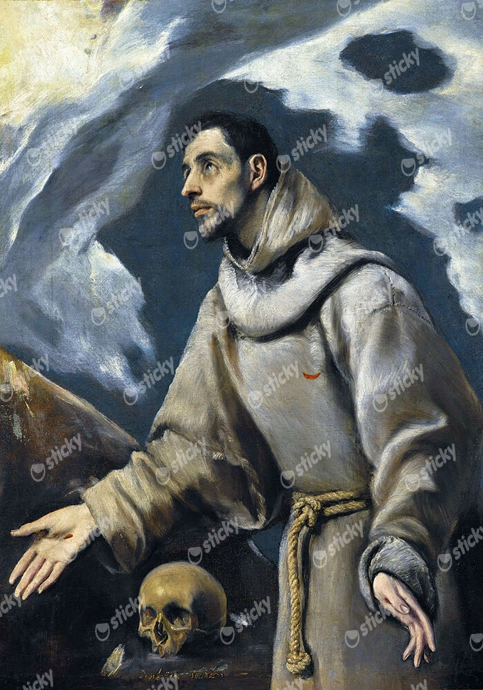 Πινακας σε καμβά EL GRECO - ECSTASY OF SAINT FRANCIS