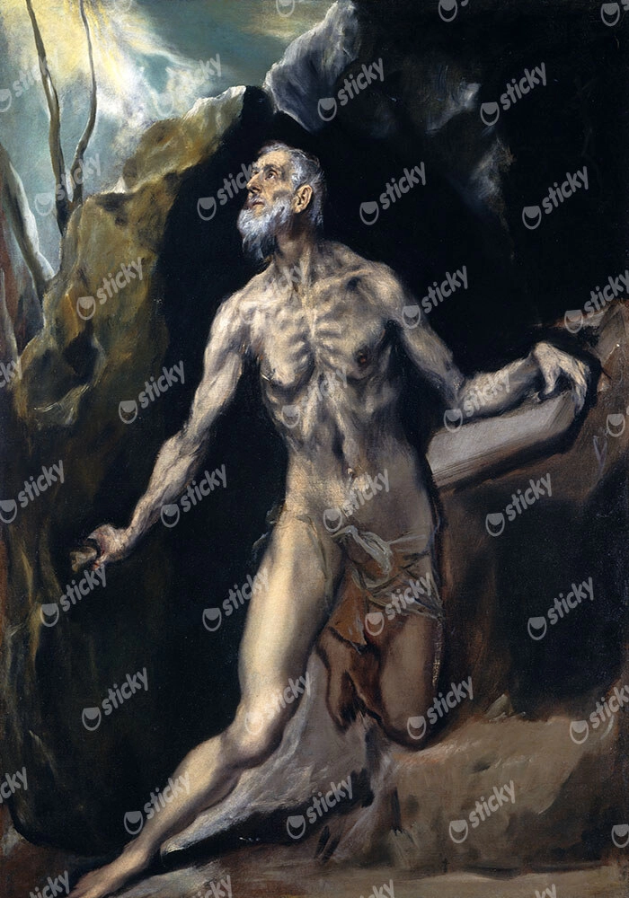 Πινακας σε καμβά EL GRECO - SAINT JEROME