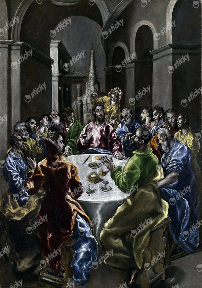 Πινακας σε καμβά EL GRECO - THE FEAST IN THE HOUSE OF SIMON