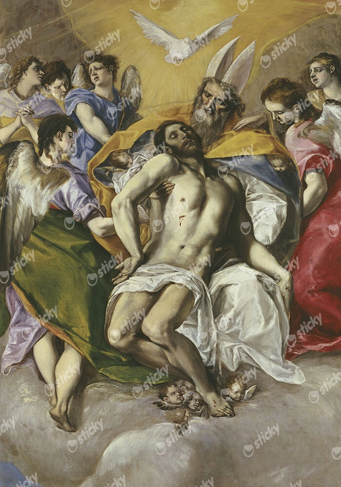 Πινακας σε καμβά EL GRECO - THE HOLY TRINITY