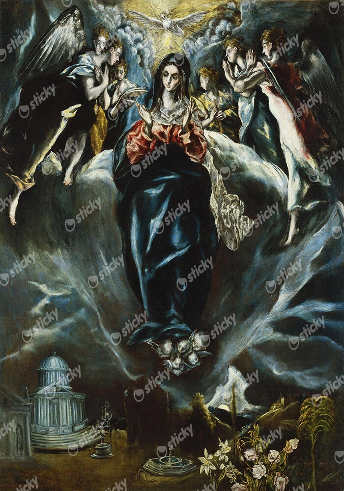 Πινακας σε καμβά EL GRECO - THE IMMACULATE CONCEPTION
