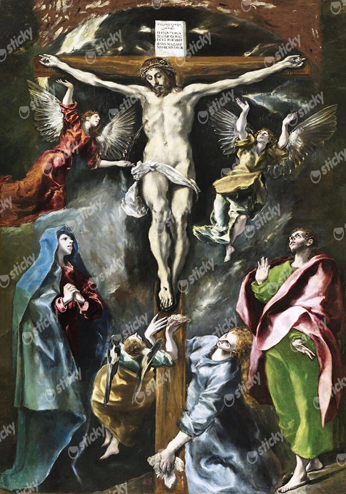 Πινακας σε καμβά EL GRECO - THE CRUCIFIXION