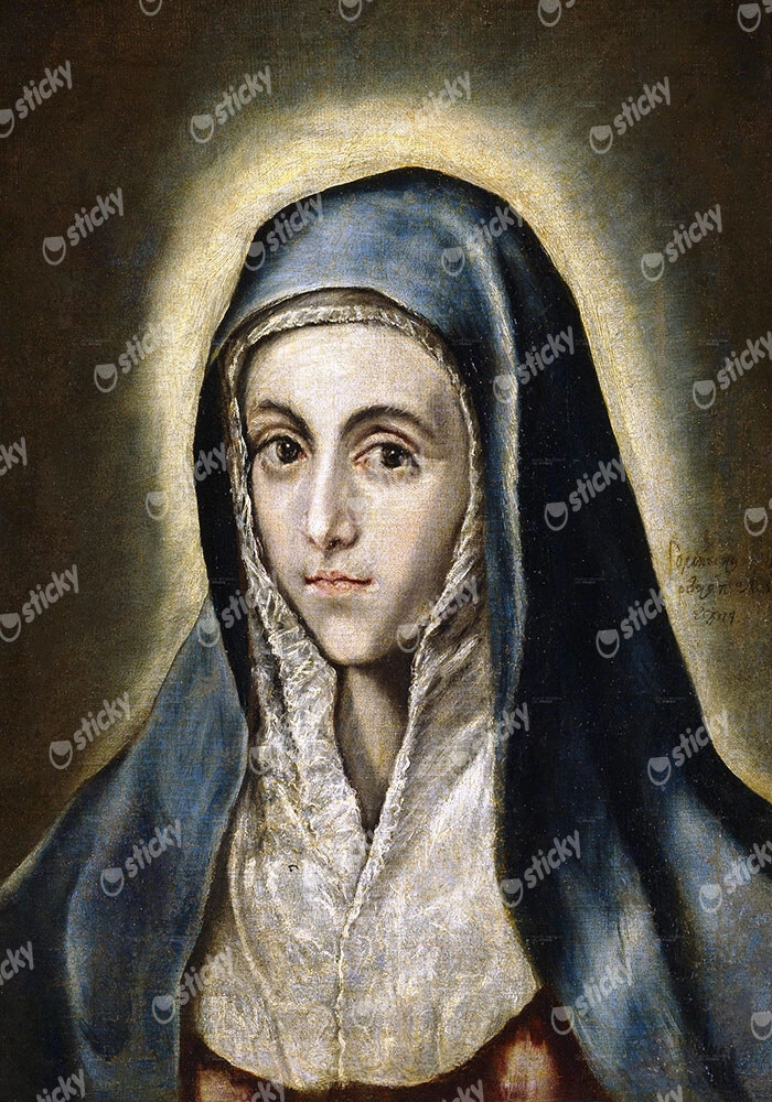 Πινακας σε καμβά EL GRECO - THE VIRGIN MARY