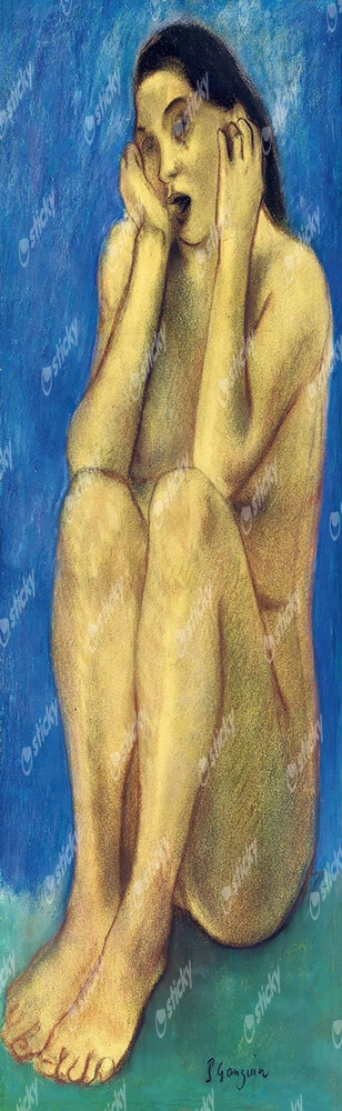 Πίνακας Πανοραμικός σε καμβά PAUL GAUGUIN - EVE BRETONNE