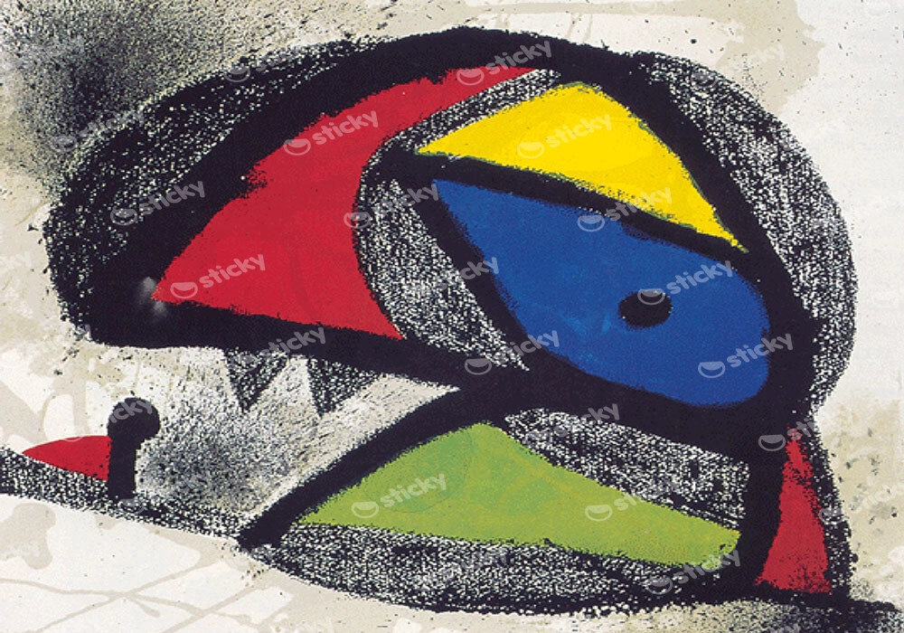 Πινακας σε καμβά JOAN MIRO - AFFICHE POUR L'EXPOSITION