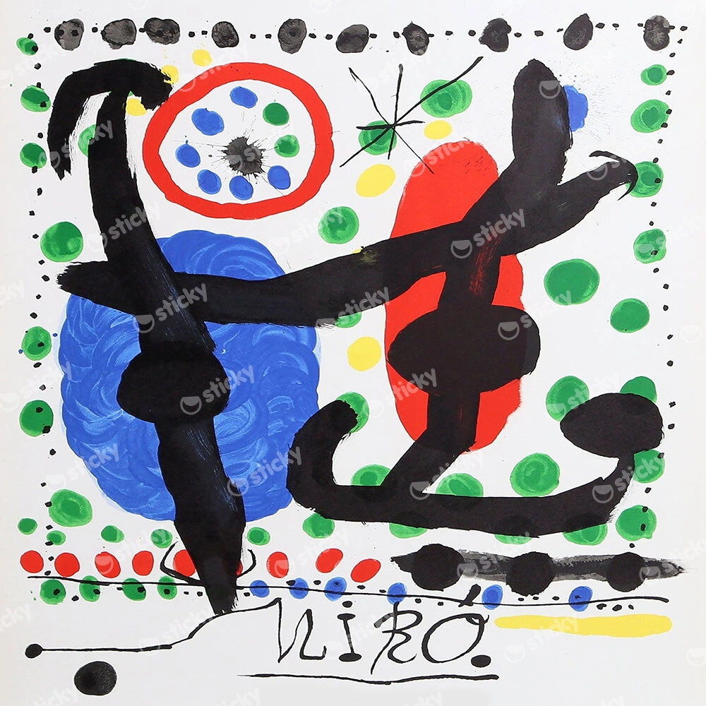 Πίνακας σε καμβά JOAN MIRO - MARLBOROUGH EXHIBITION