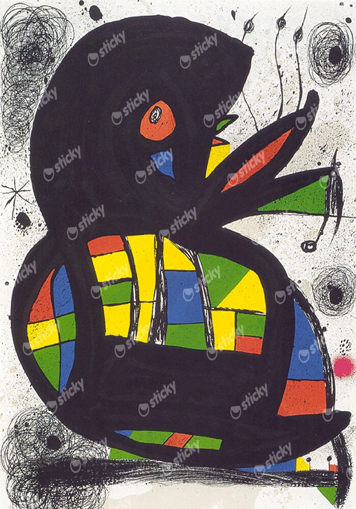 Πινακας σε καμβά JOAN MIRO - FONDATION MAEGHT