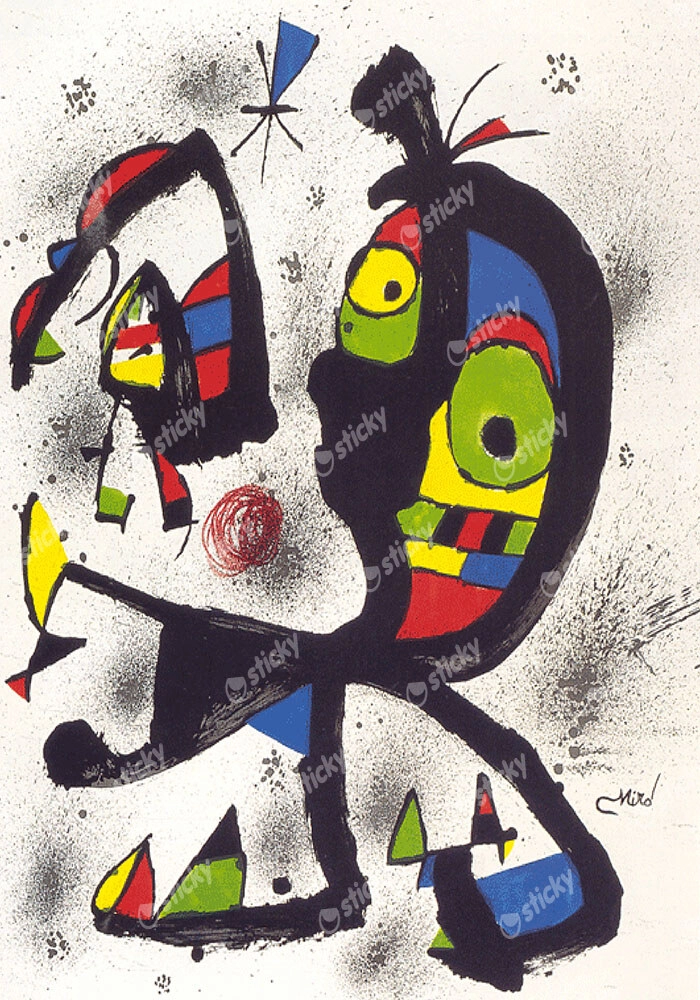 Πινακας σε καμβά JOAN MIRO - OBRA GRAFICA