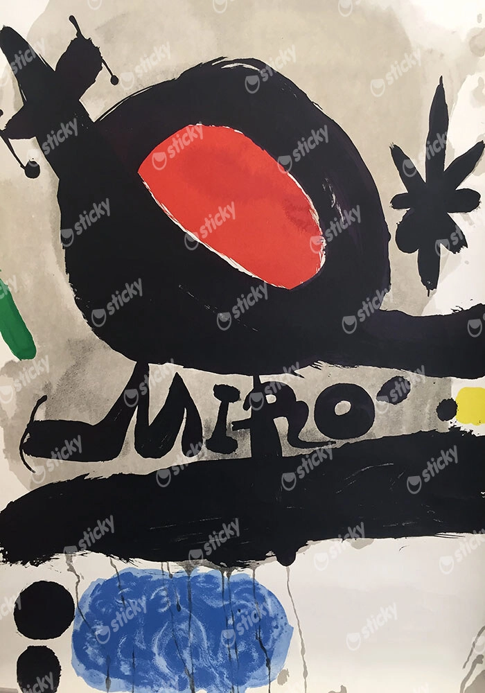 Πινακας σε καμβά JOAN MIRO - SOLAR BIRD