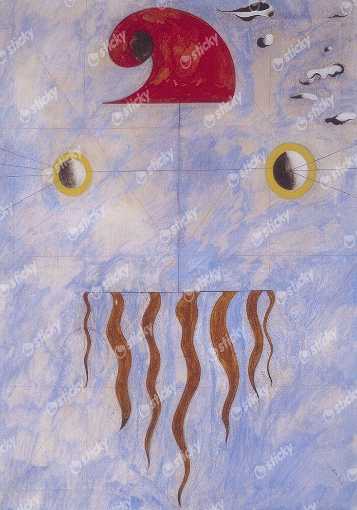 Πινακας σε καμβά JOAN MIRO - HEAD OF A CATALAN PEASANT